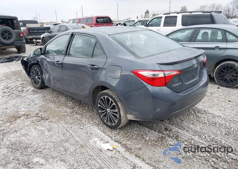 2014 Toyota Corolla S Plus z USA, uszkodzony, nr VIN 2T1BURHE3EC148559